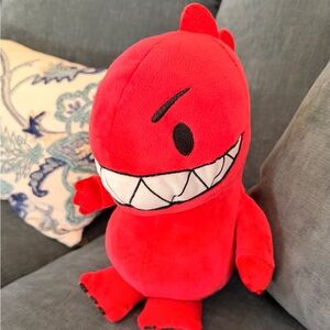 Kohls Cares Dinosaur vs Bedtime 11” Red Dinosaur Bob Shea